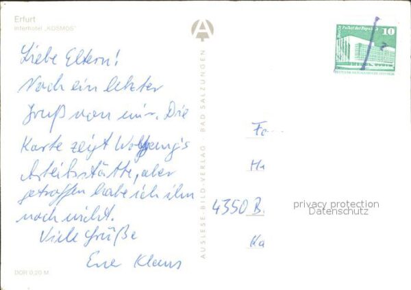 Erfurt Interhotel Kosmos – Bild 2