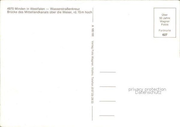 Minden Westfalen Wasserstrassenkreuz Brücke des Mittella – Bild 2