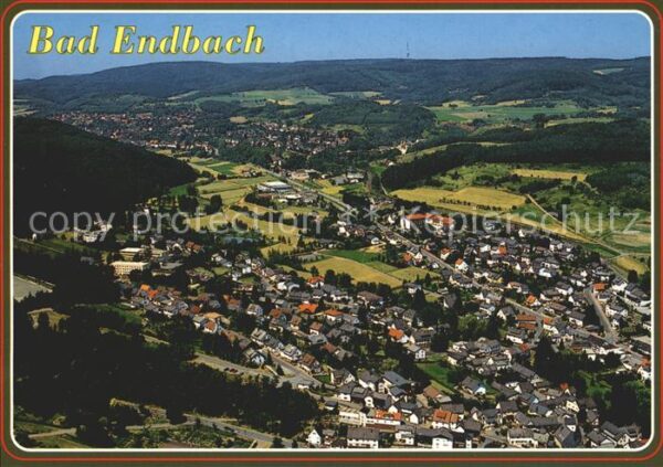 Bad Endbach Hessisches Bergland Fliegeraufnahme