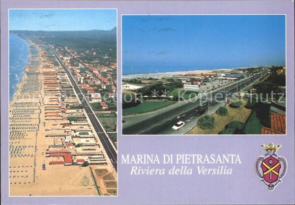 Marina di Pietrasanta Riviera della Versilia Spiaggia veduta