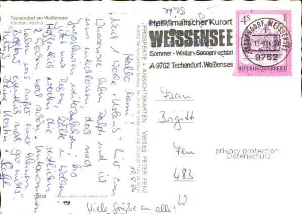 Techendorf Weissensee Fliegeraufnahme – Bild 2