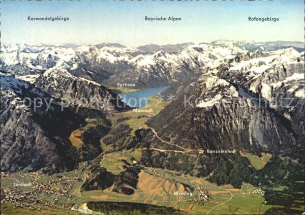 Achensee Panorama Achenseegebiet Karwendelgebirg