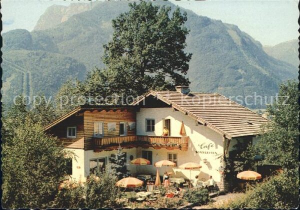 Golling Salzach Gartencafe Restaurant Sonnleiten