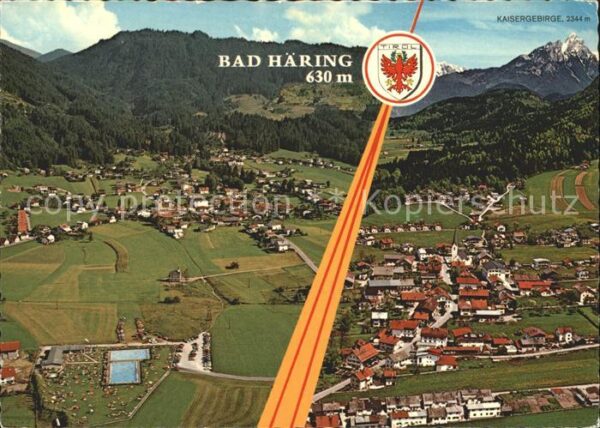 Bad Haering Tirol Kurort mit Schwefelheilquelle Kaisergeb
