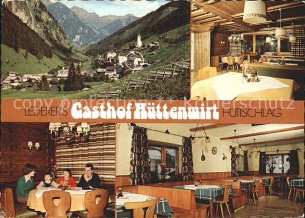 Huettschlag Gasthof Hüttenwirt Alpenpanorama
