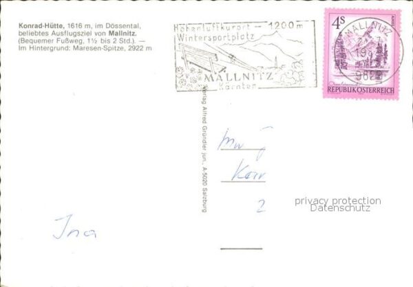 Mallnitz Kaernten Konrad Hütte Dössental – Bild 2