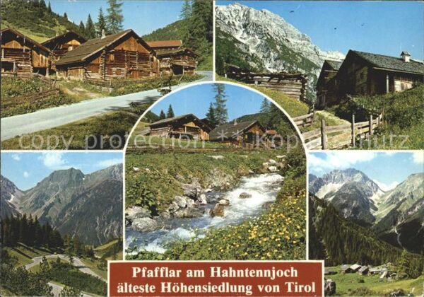 Pfafflar am Hahntennjoch Älteste Höhensiedlung v