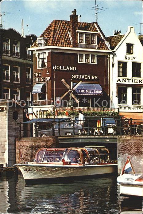 Amsterdam Niederlande Rokin met The Mill Shop Rundfahrten Aus