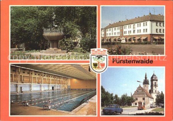 Fuerstenwalde Spree Grassnick Brunnen Mühlenstrasse Schwimm