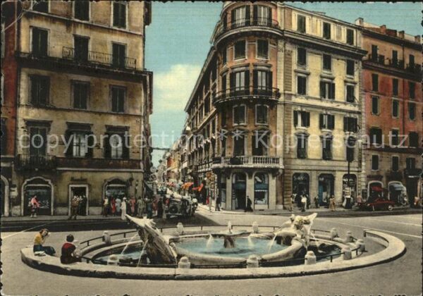Roma Rom Piazza di Spagna Brunnen