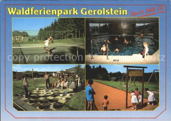Gerolstein Waldferienpark Tennis Hallenbad Boule