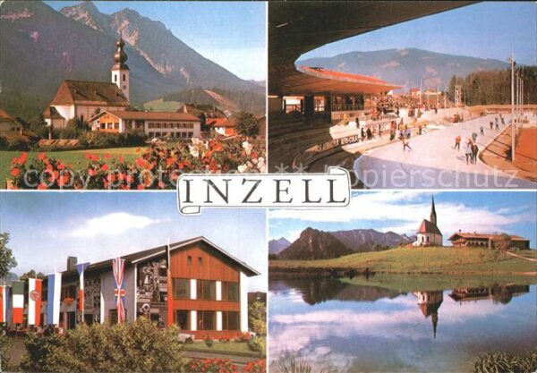 Inzell Kirche Kurhaus Luftkurort Stadion Sport