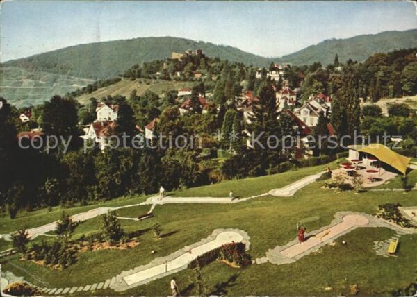 Badenweiler Thermalkurort Schwarzwald Minigolfplatz