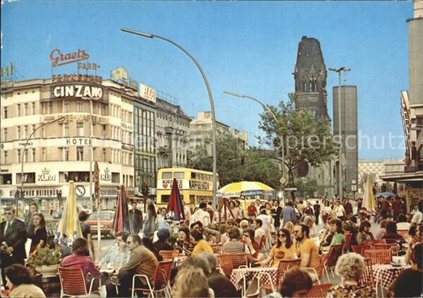 Berlin Kurfürstendamm Gedächtniskirche Strasse