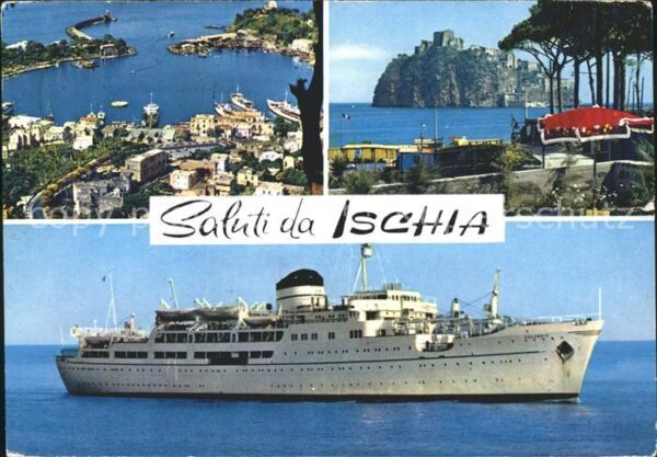 Ischia Panorama Insel Fähre Passagierschiff