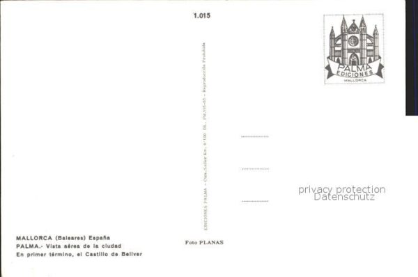 Palma de Mallorca Castillo de Bellver Passagierflugzeug F – Bild 2