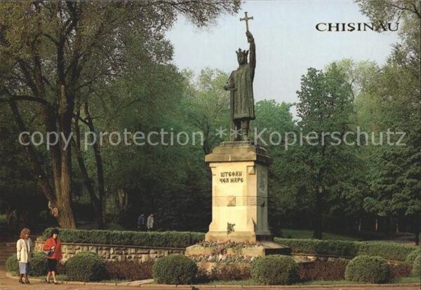 Chisinau Kichinev Monument to Stefan the Great Denkmal St