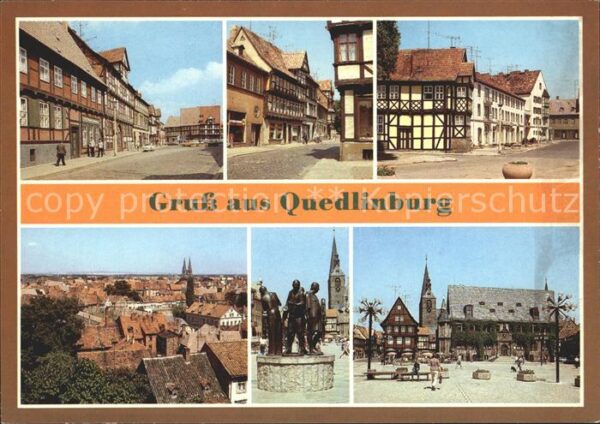 Quedlinburg Pölkestrasse Marktstrasse Carl Ritter S