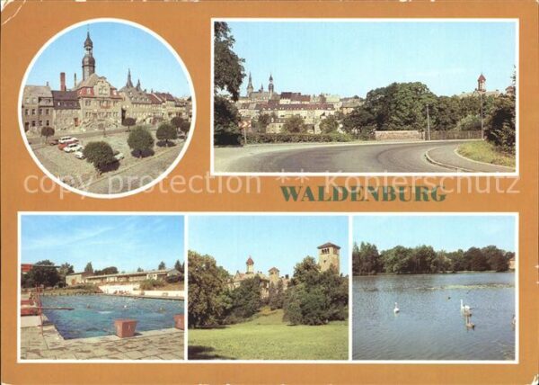 Waldenburg Sachsen Markt Freibad Schloss jetzt Klinik Gond