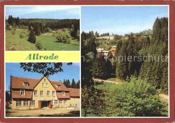 Allrode Bungalowsiedlung Betriebsferienheim Lup