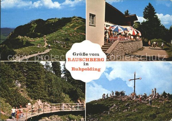 Ruhpolding Skiparadies Rauschberg im Sommer Bayeri