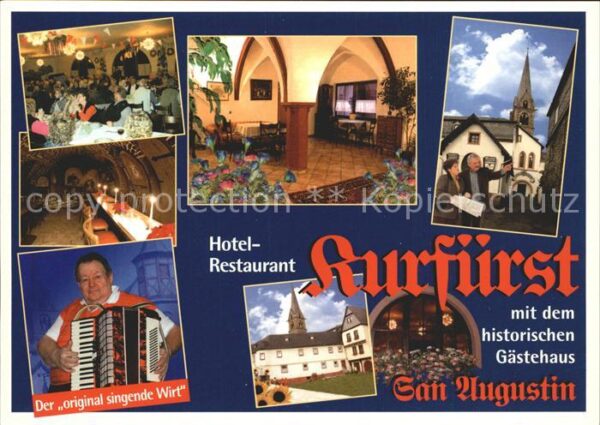 Bornhofen Kamp Hotel Restaurant Kurfürst Historisches