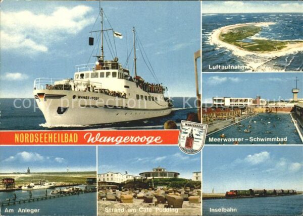 Wangerooge Nordseebad Anleger Strand Cafe Pudding Meerwasser