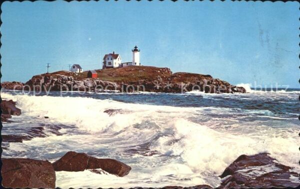 Leuchtturm Lighthouse Nubble Light York Beach Maine