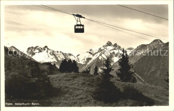 Seilbahn Nebelhorn Oberstdorf Trettachspitze Kra