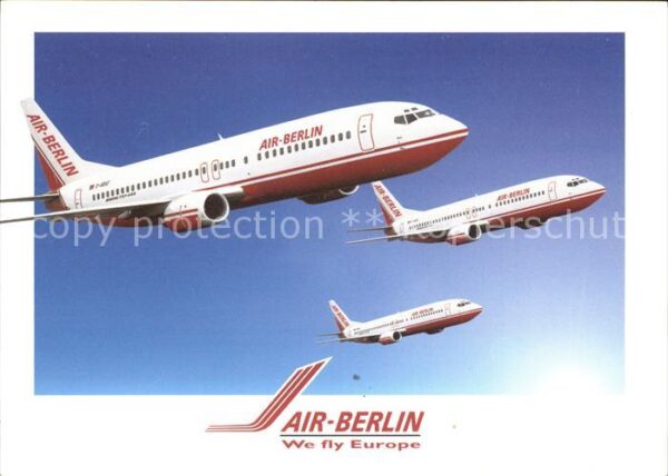 Flugzeuge Zivil Air-Berlin Flüsterjet Boeing 737/400