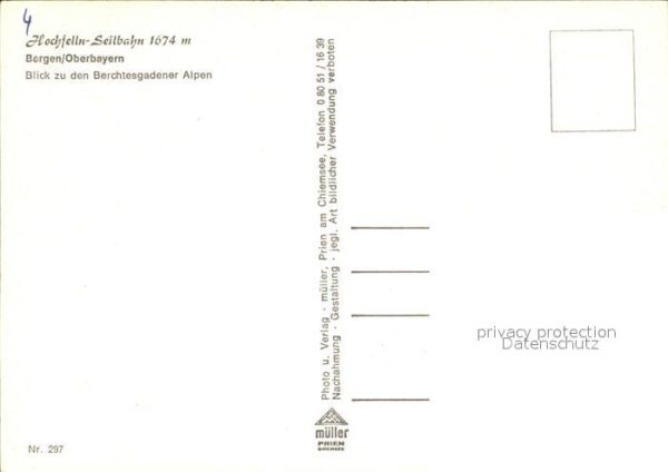 Seilbahn Hochfelln Bergen Oberbayern – Bild 2
