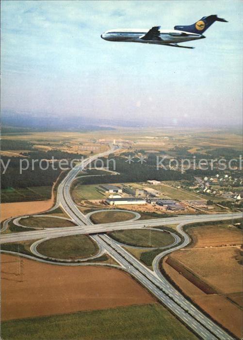 Lufthansa Flughafen Köln/Bonn Autobahnkreuz Flieg
