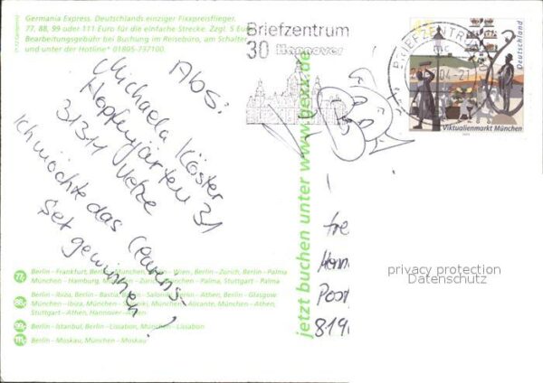Flugzeuge Zivil Germania Express – Bild 2