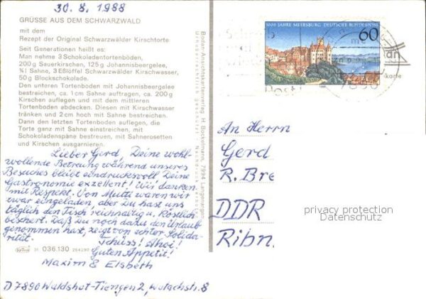 Uhren Kuckucksuhr Rezept Schwarzwälder Kirsch – Bild 2