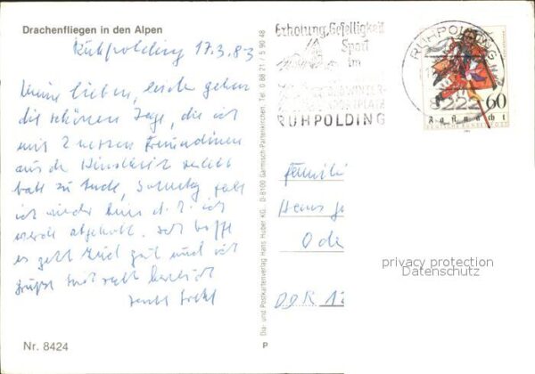 Drachenflug Drachenfliegen Alpen – Bild 2