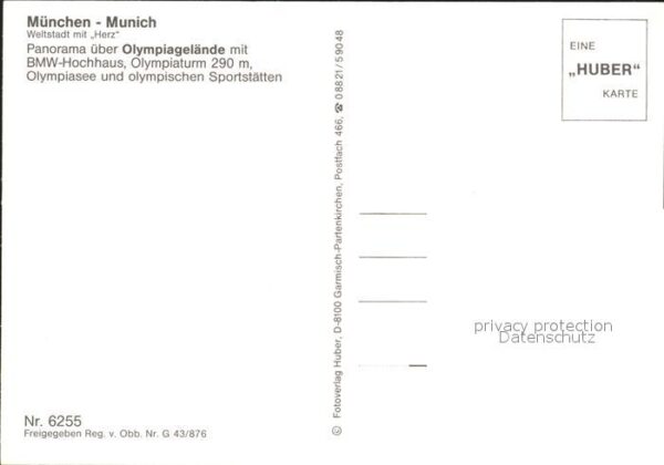 Olympia Olympiagelände München BMW-Hochhaus Oly – Bild 2
