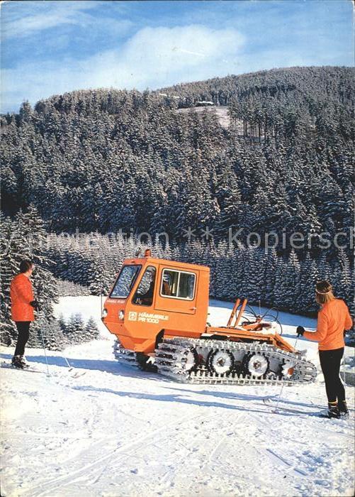 Doebra Oberfranken Döbraberg Schneeraupe