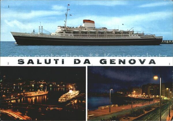 Faehre Ferry Bac Traghetto-- Cristoforo Colombo Porto Genova Corso I