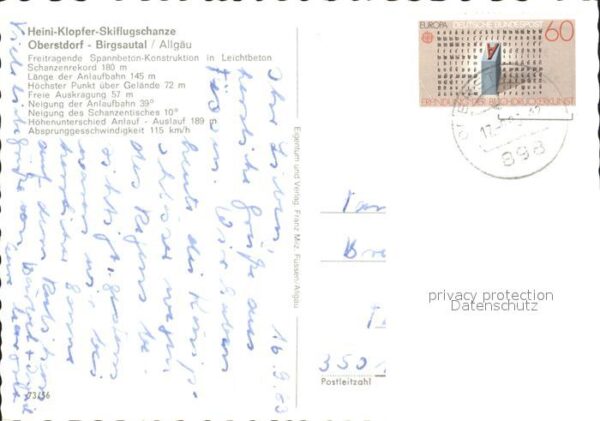 Ski-Flugschanze Heini-Klopfer Oberstdorf Birgsautal Ses – Bild 2