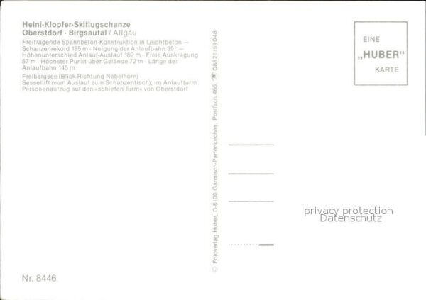 Ski-Flugschanze Heini-Klopfer Oberstdorf Birgsautal Ses – Bild 2