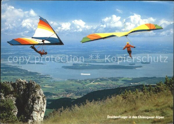 Drachenflug Drachenflieger Chiemgau Chiemsee