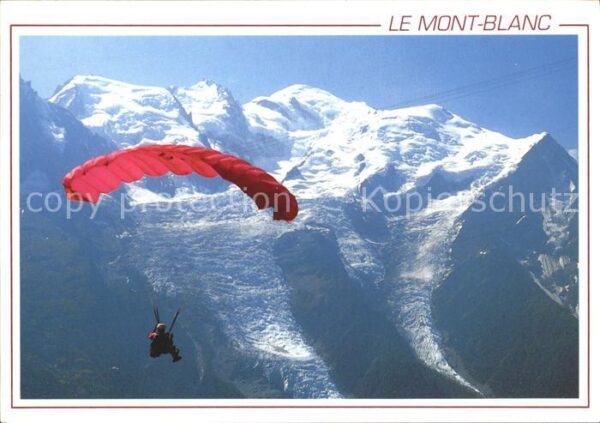 Fallschirmspringen Mont-Blanc Mont Maudit Aiguille de Gout