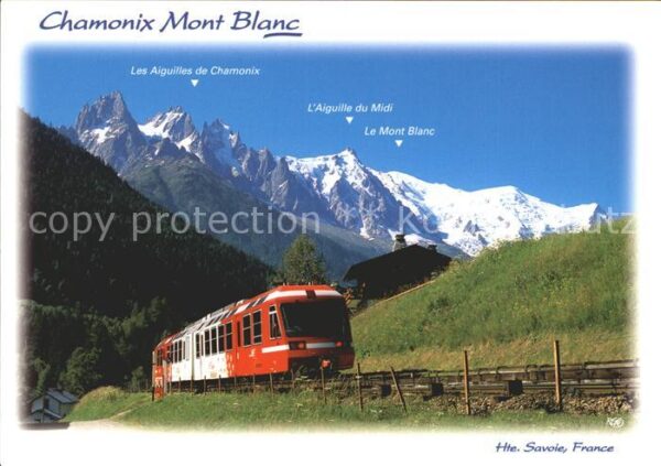 Eisenbahn St. Gervais Le Fayet Vallorcine Chamoni