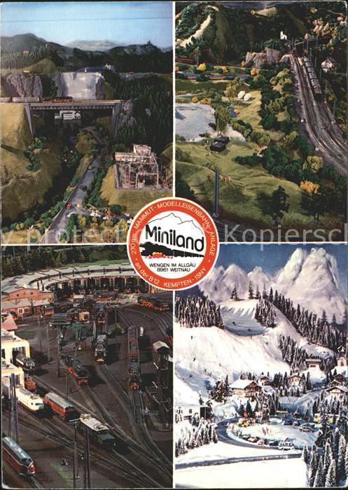 Modellbau-Eisenbahn Mammut-Anlage Miniland Wengen Allgäu