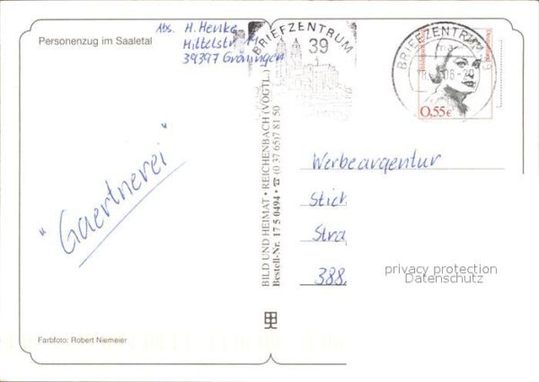Modellbau-Eisenbahn Personenzug Saaletal – Bild 2