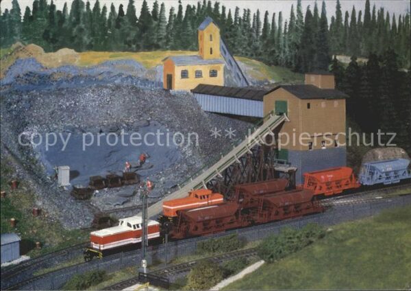 Modellbau-Eisenbahn Schotterwerk Löbschütz