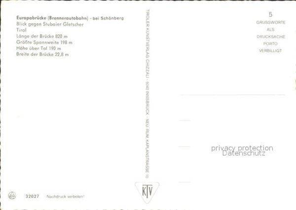 Bruecken Bauwerke Europabrücke Brennerautobahn Stubaier G – Bild 2