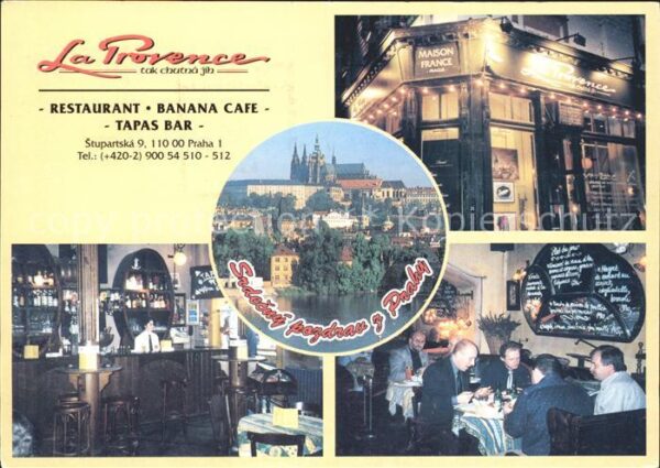 Restaurant Hotel Banana Cafe-Tapas Bar La Provence Praha