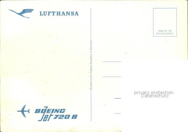 Lufthansa Boeing Jet 720 B – Bild 2