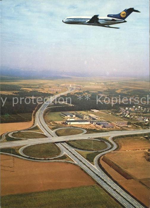 Lufthansa Flughafen Köln/Bonn Autobahnkreuz Flieg